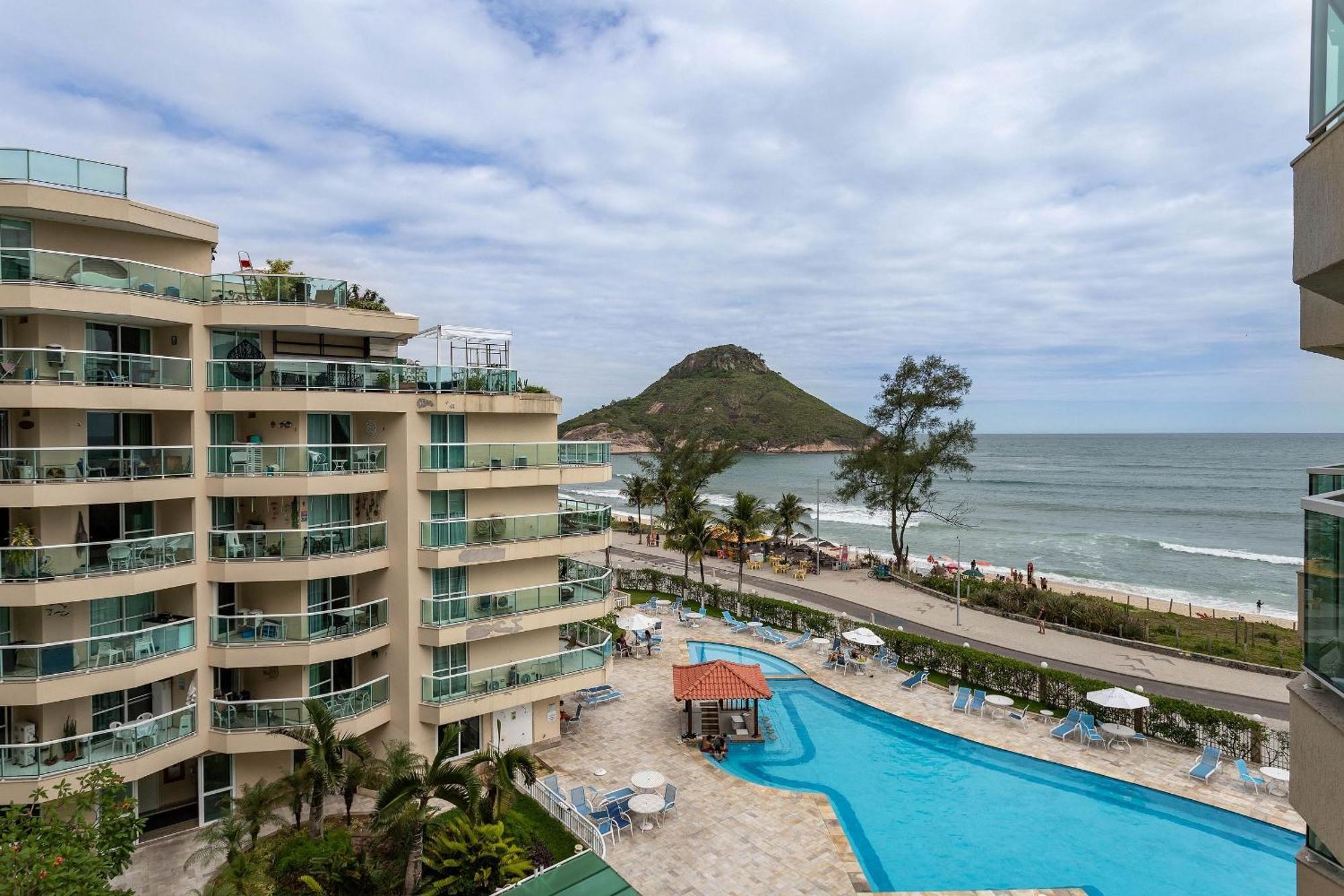 Apart Hotel A Beira Mar Na Praia Do Recreio ريو دي جانيرو المظهر الخارجي الصورة